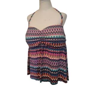Apt 9 Plus Swim Top sz 3X